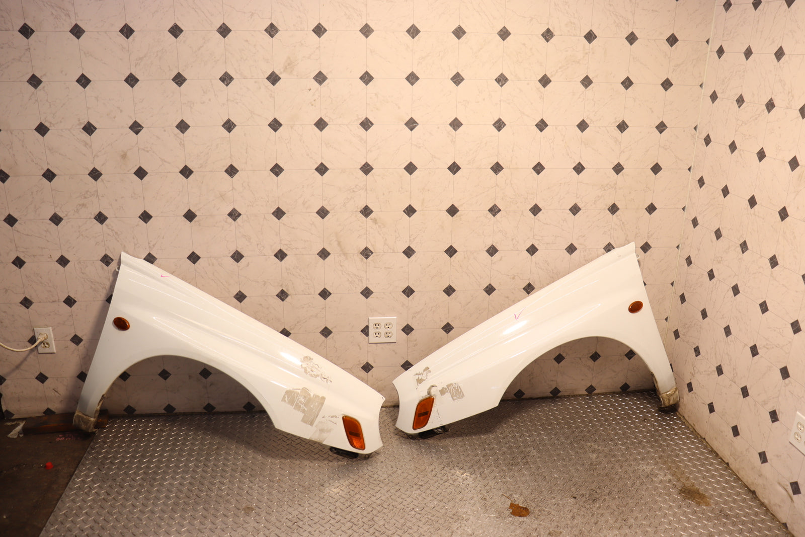 2004 2005 Subaru Impreza WRX STI GD Widebody Front Fenders & Rear Bumper JDM OEM