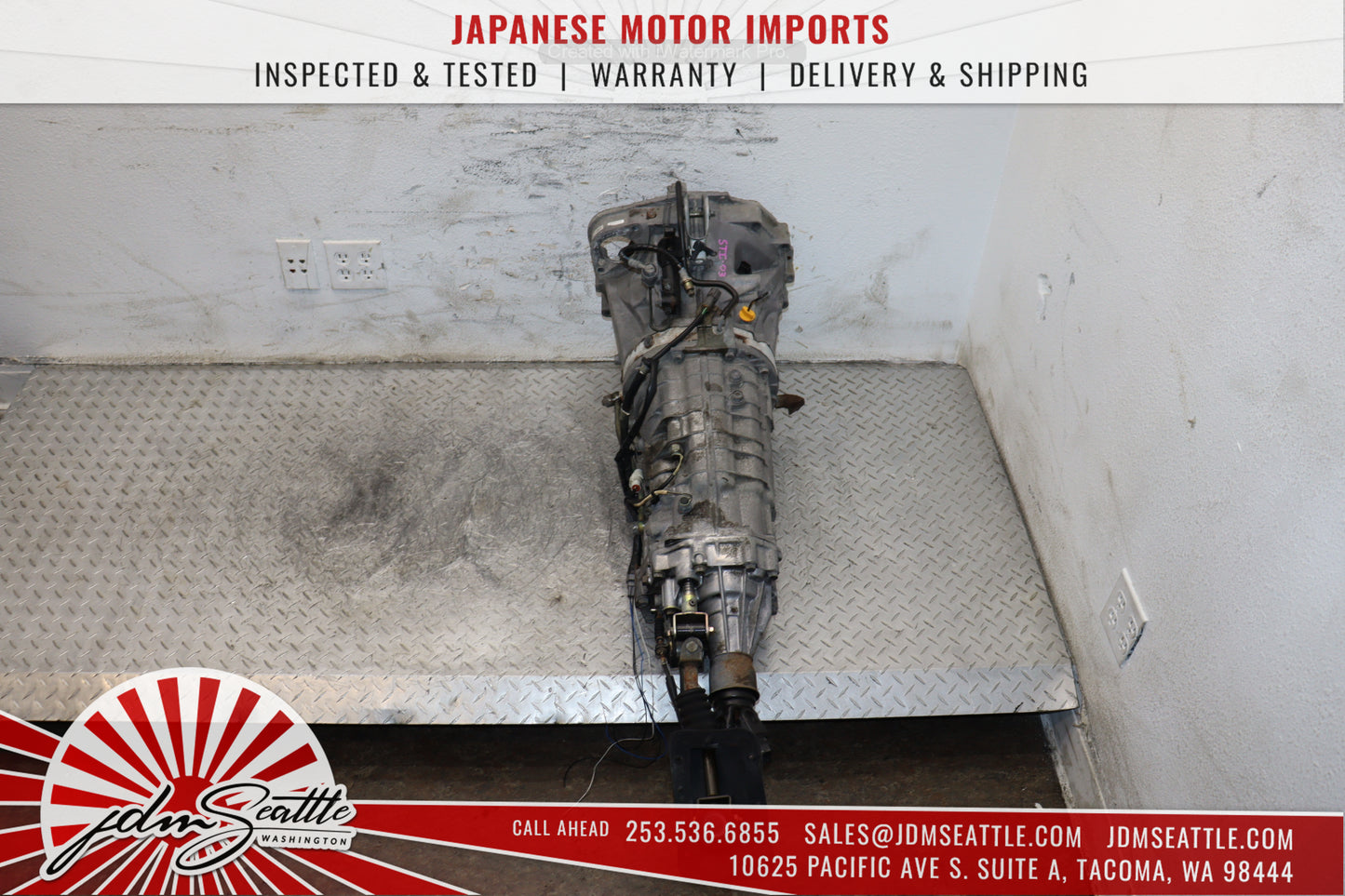 JDM 2003-2008 SUBARU FORESTER STI 6 SPEED MANUAL TRANSMISSION W DIFF/AXLES