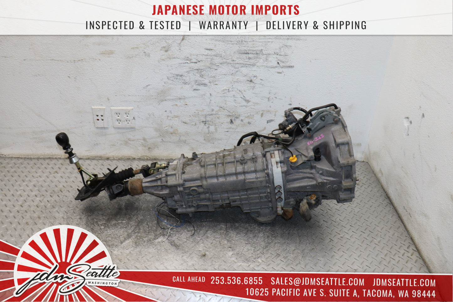JDM 2003-2008 SUBARU FORESTER STI 6 SPEED MANUAL TRANSMISSION W DIFF/AXLES