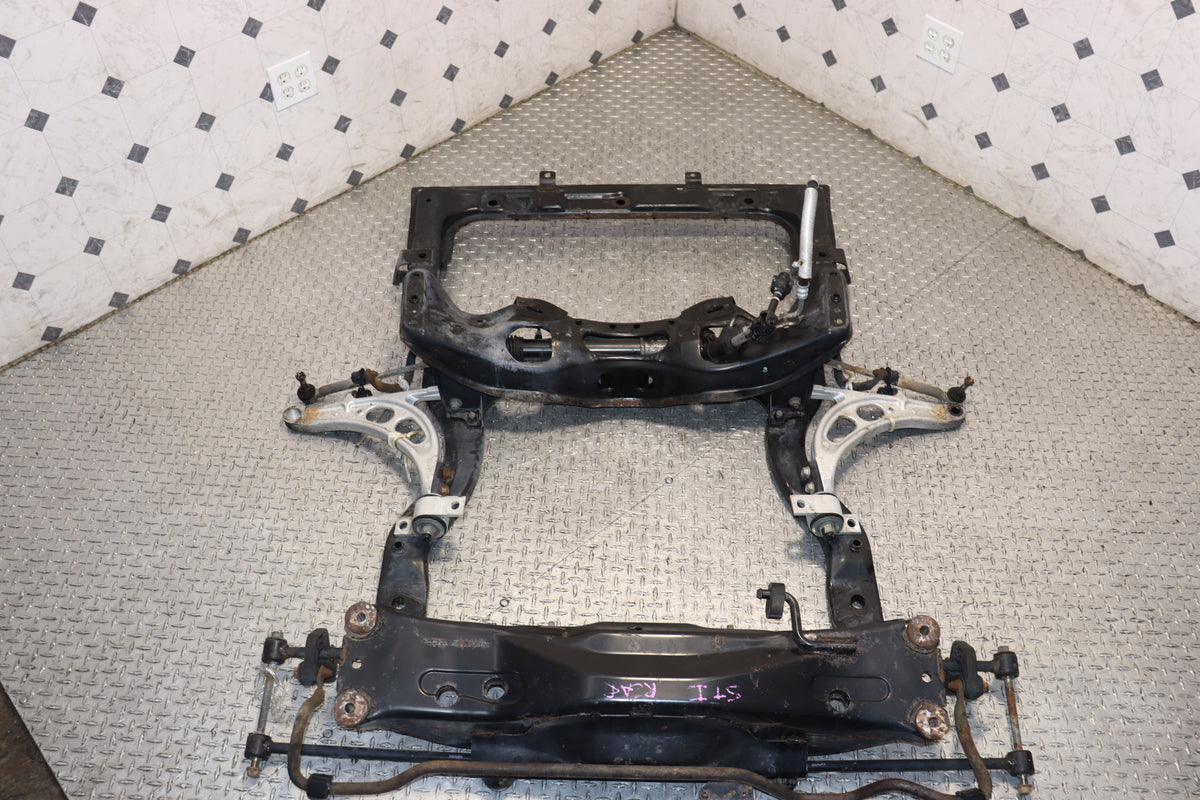 2002 2003 2004 2005 2006 2007 Subaru Impreza WRX STI GD Front & Rear Subframe Cradle Crossmember JDM OEM