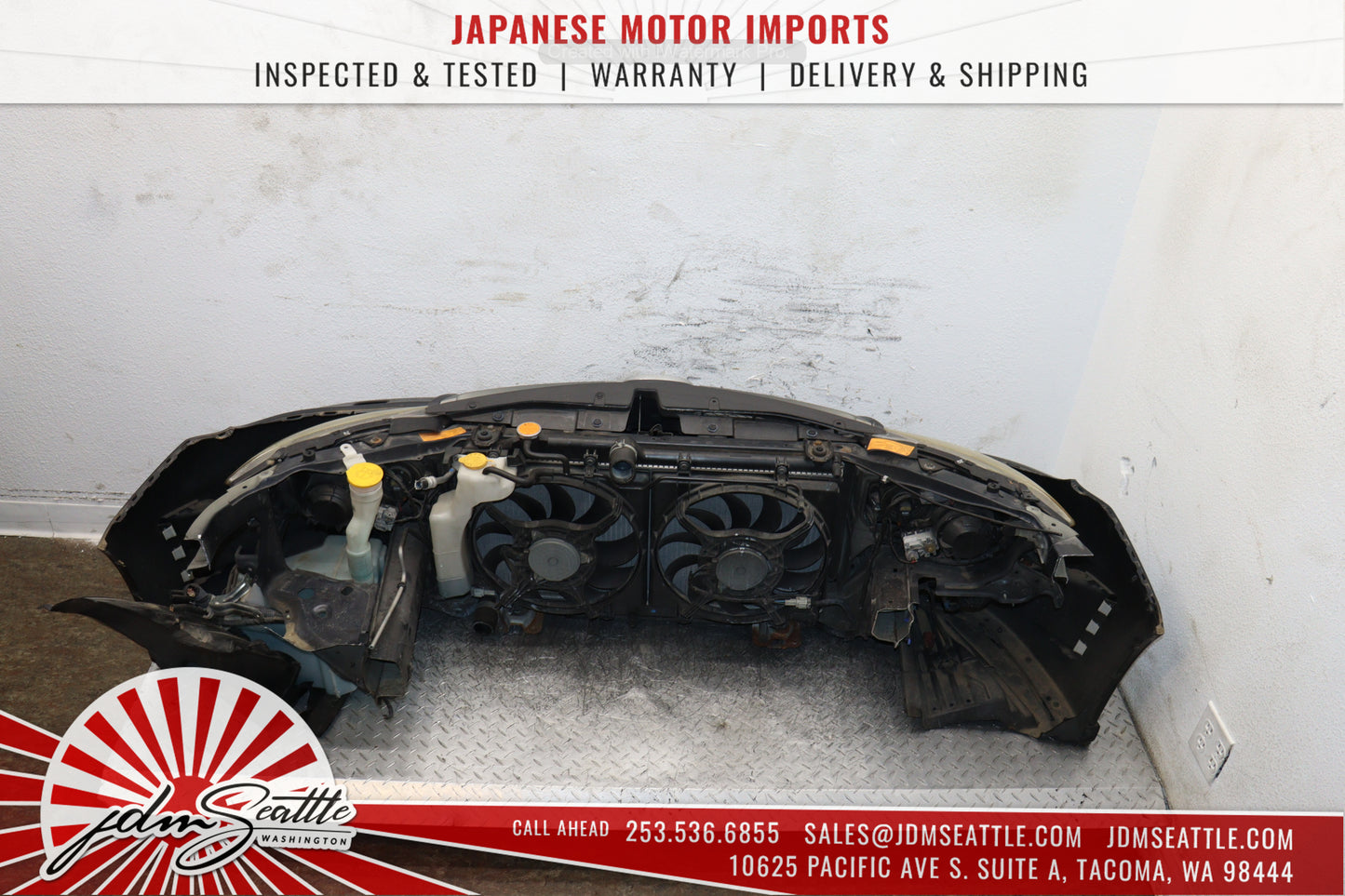 JDM SUBARU WRX STI 08-14 V10 FRONT END CONVERSION NOSE CUT AND SET