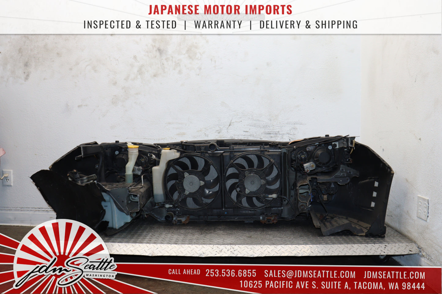 JDM SUBARU WRX STI 08-14 V10 FRONT END CONVERSION NOSE CUT AND SET