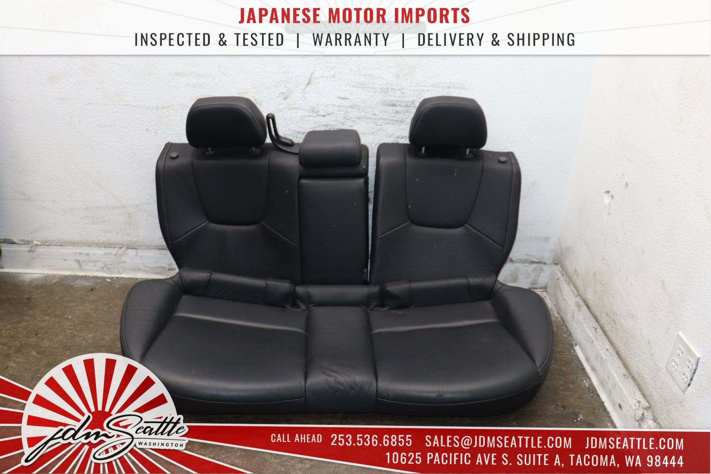 JDM 08-14 SUBARU WRX STI SEATS OEM PREMIUM LEATHER V10 STI SEDAN FRONT & REAR SETS