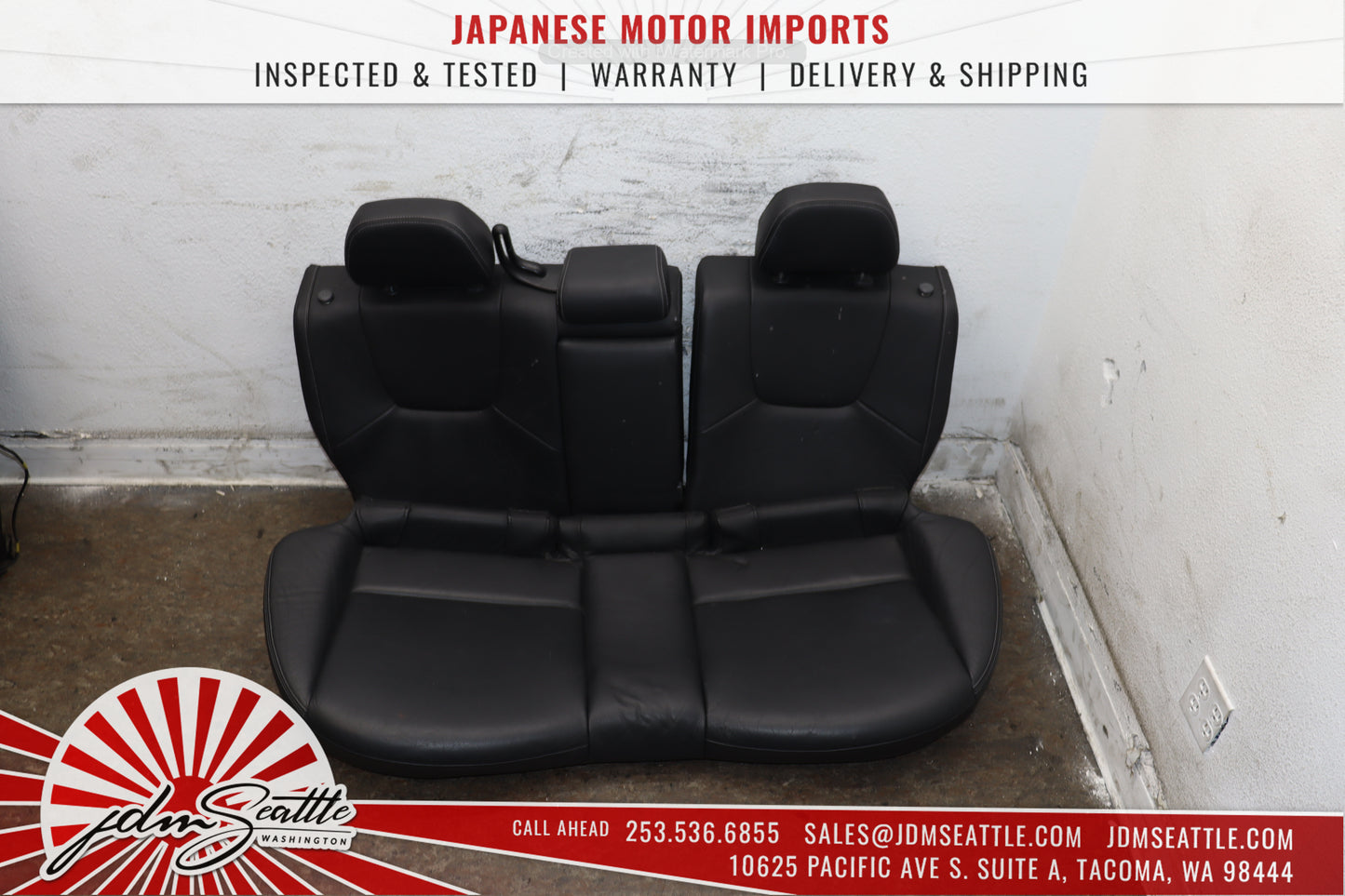 JDM 08-14 SUBARU WRX STI SEATS OEM PREMIUM LEATHER V10 STI SEDAN FRONT & REAR SETS