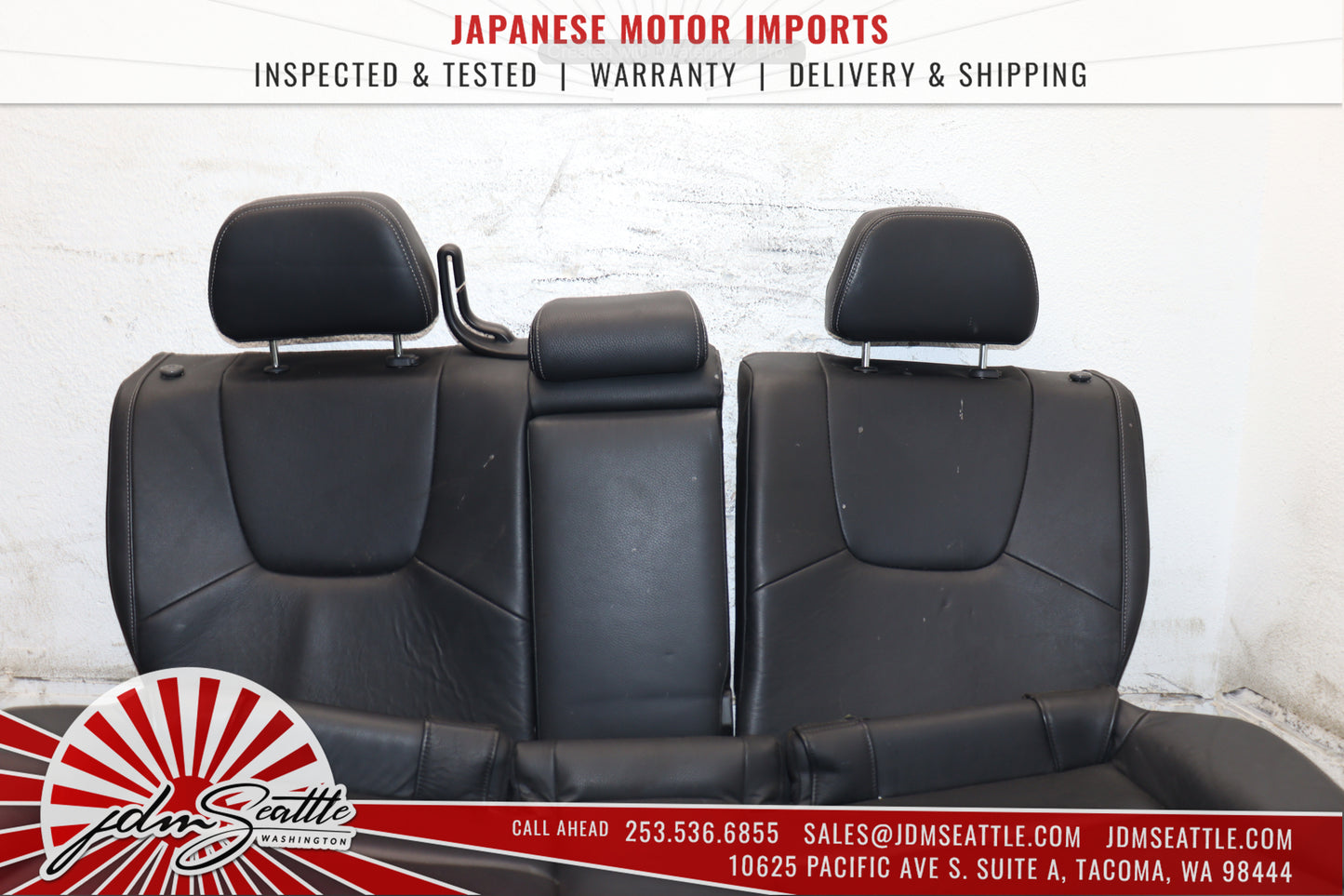 JDM 08-14 SUBARU WRX STI SEATS OEM PREMIUM LEATHER V10 STI SEDAN FRONT & REAR SETS