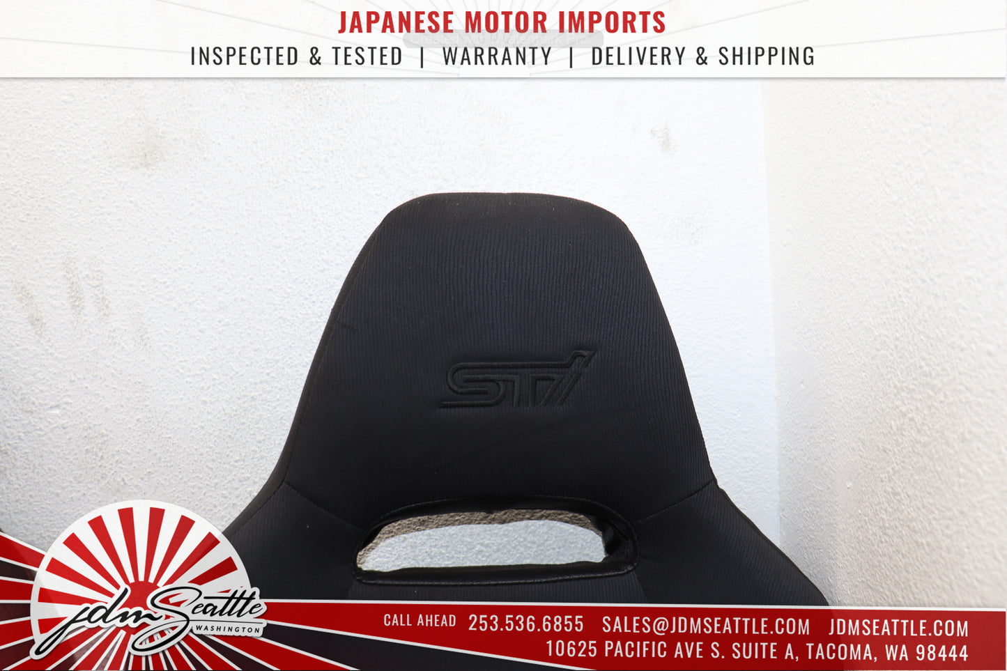 JDM 08-14 SUBARU WRX STI SEATS OEM VERSION 10 STI SEDAN