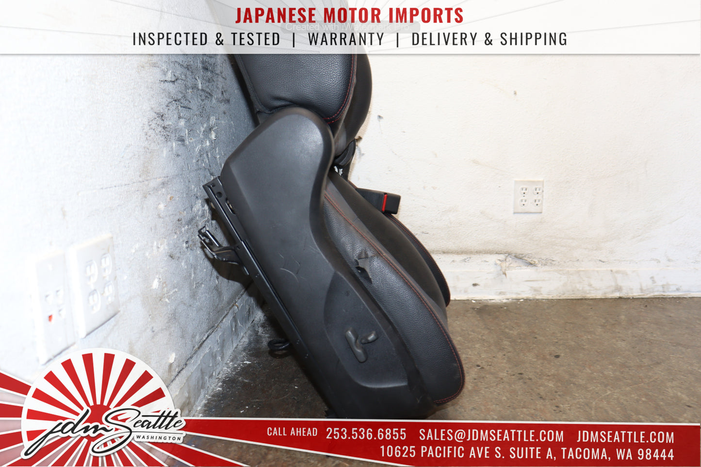 JDM 08-14 SUBARU WRX STI SEATS OEM VERSION 10 STI SEDAN