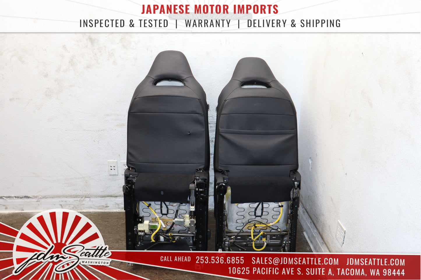 JDM 08-14 SUBARU WRX STI SEATS OEM VERSION 10 STI SEDAN