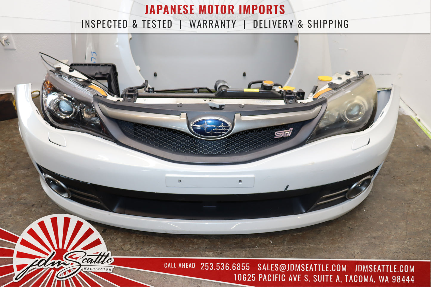 JDM SUBARU WRX STI 08-14 V10 HATCHBACK FRONT END CONVERSION NOSE CUT