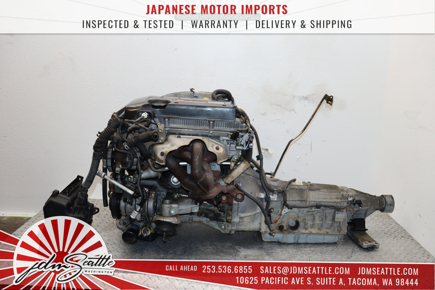 JDM 3SGE BEAMS TOYOTA ALTEZZA IS300 VVTI ENGINE WITH AUTOMATIC TRANSMISSION