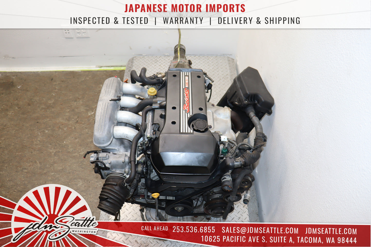 JDM 3SGE BEAMS TOYOTA ALTEZZA IS300 VVTI ENGINE WITH AUTOMATIC TRANSMISSION
