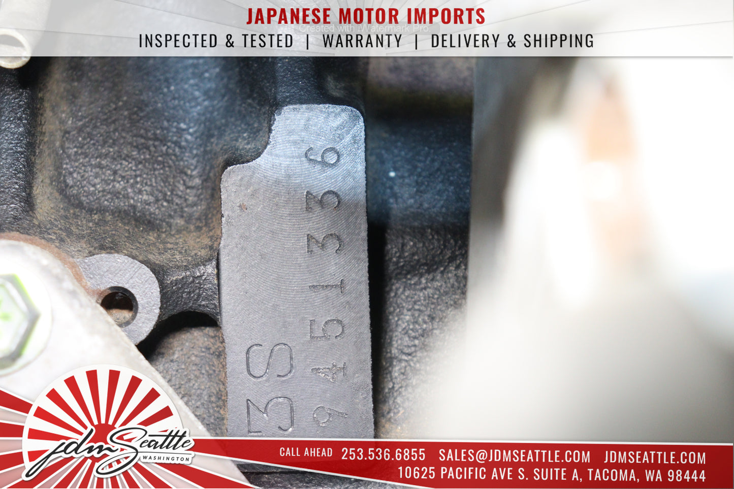 JDM 3SGE BEAMS TOYOTA ALTEZZA IS300 VVTI ENGINE WITH AUTOMATIC TRANSMISSION