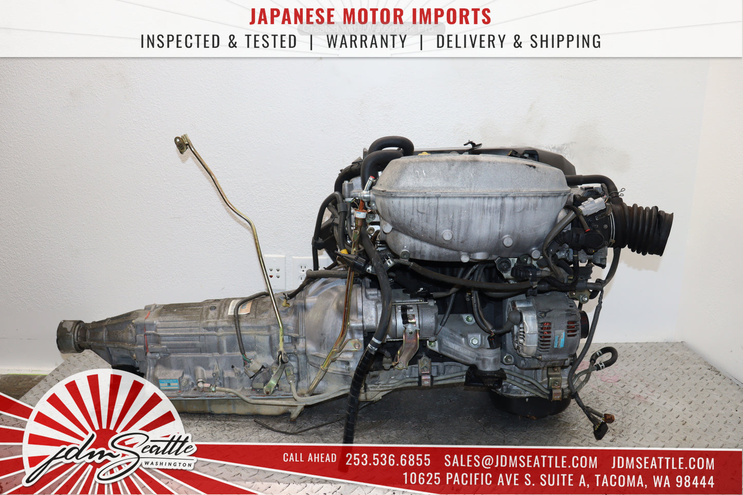 JDM 3SGE BEAMS TOYOTA ALTEZZA IS300 VVTI ENGINE WITH AUTOMATIC TRANSMISSION