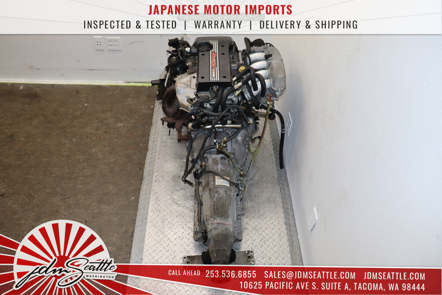 JDM 3SGE BEAMS TOYOTA ALTEZZA IS300 VVTI ENGINE WITH AUTOMATIC TRANSMISSION