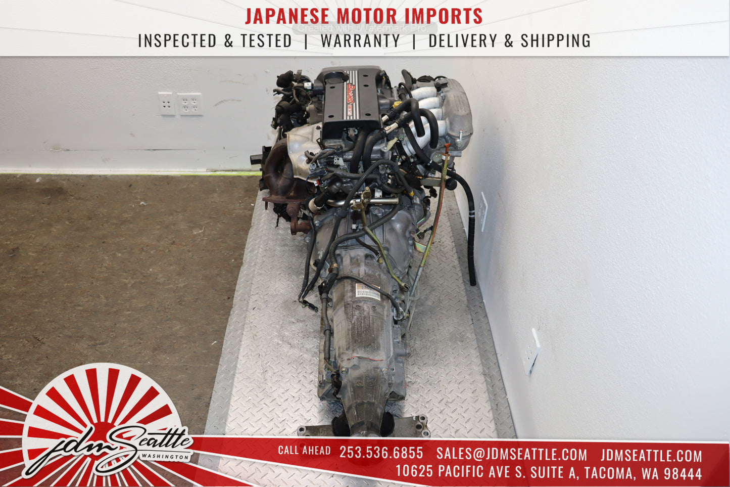 JDM 3SGE BEAMS TOYOTA ALTEZZA IS300 VVTI ENGINE WITH AUTOMATIC TRANSMISSION