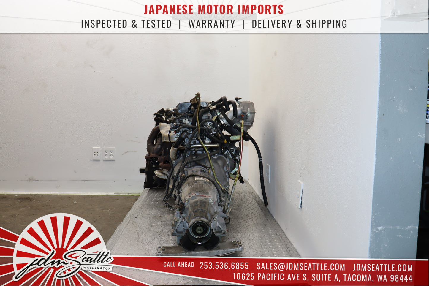 JDM 3SGE BEAMS TOYOTA ALTEZZA IS300 VVTI ENGINE WITH AUTOMATIC TRANSMISSION