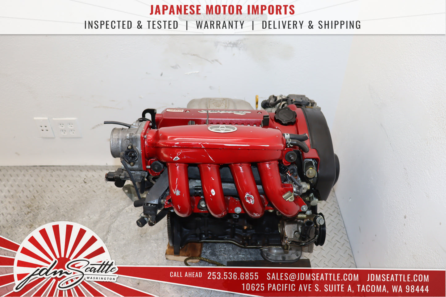 JDM Toyota Celica 2.0L VVTi Front Wheel Drive JDM Engine- 3S-GS Beams RedTop 4th Gen