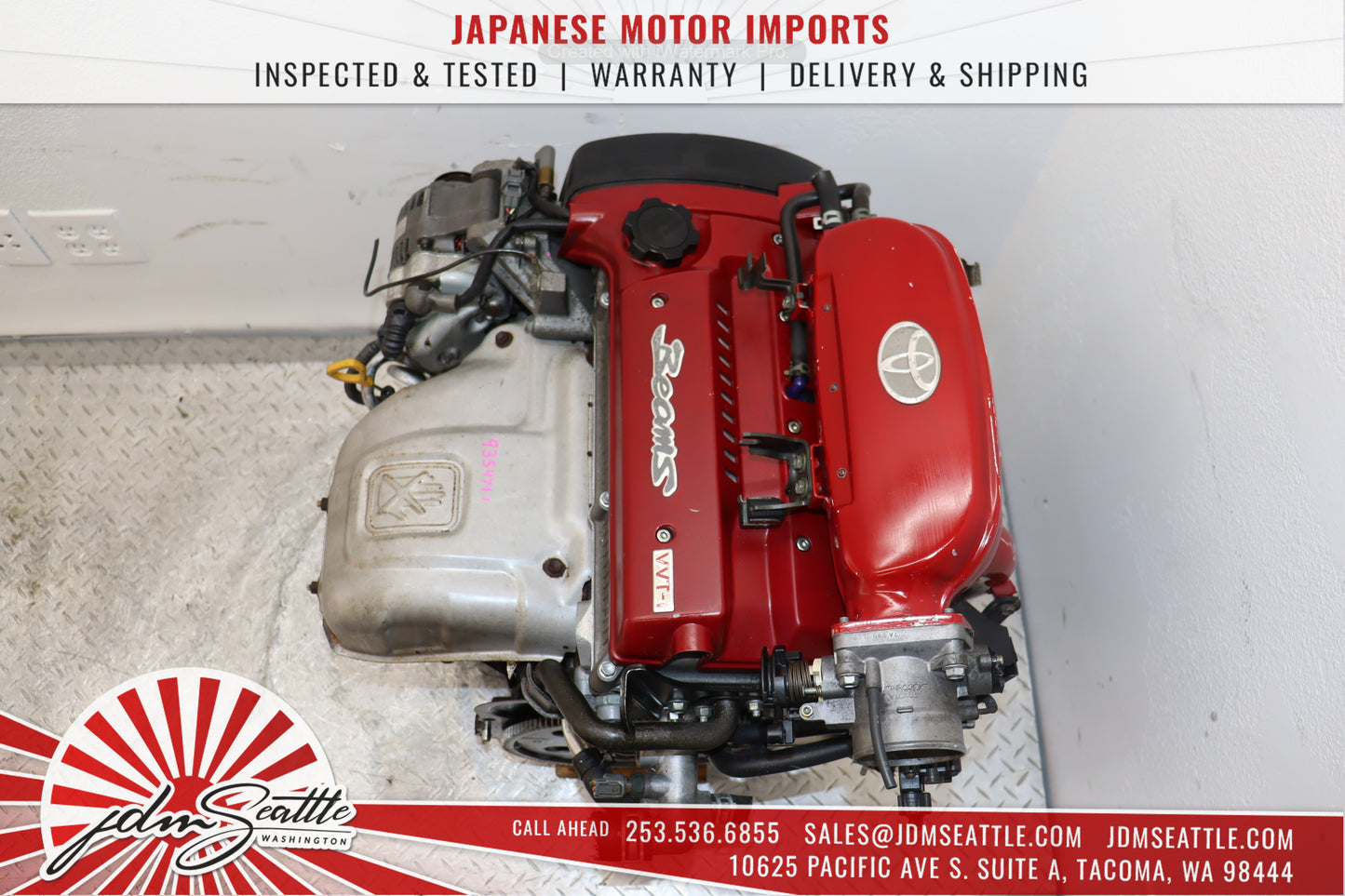 JDM Toyota Celica 2.0L VVTi Front Wheel Drive JDM Engine- 3S-GS Beams RedTop 4th Gen
