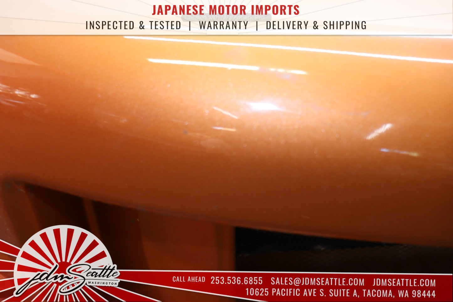 JDM 03-05 NISSAN 350Z/Z33 ORANGE COMPLETE FRONT END CONVERSION MODIFIED BODYKIT
