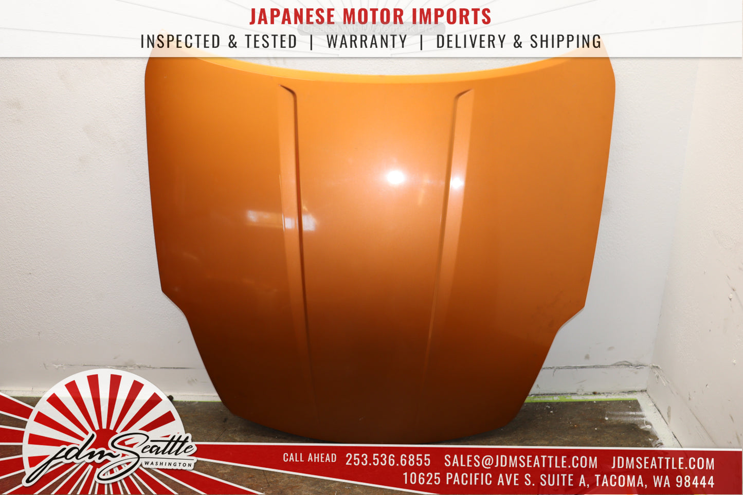 JDM 03-05 NISSAN 350Z/Z33 ORANGE COMPLETE FRONT END CONVERSION MODIFIED BODYKIT