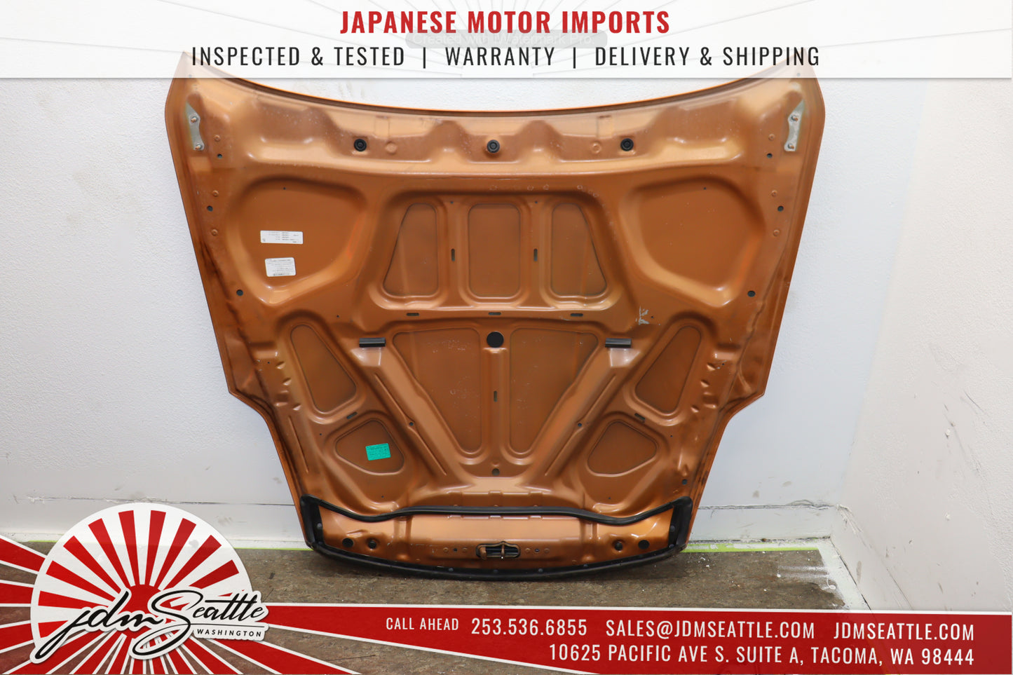 JDM 03-05 NISSAN 350Z/Z33 ORANGE COMPLETE FRONT END CONVERSION MODIFIED BODYKIT