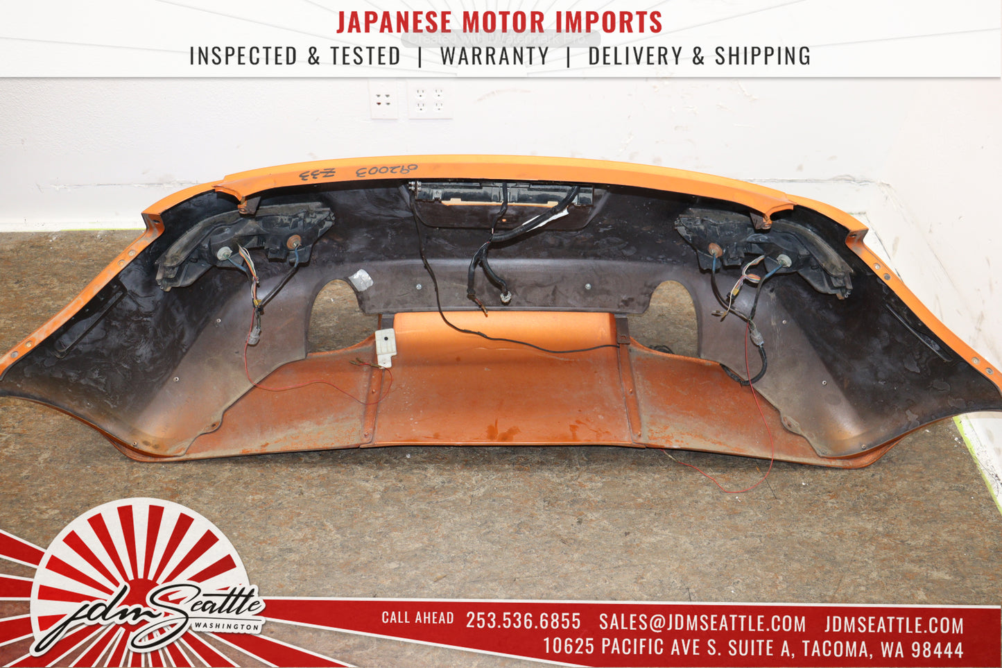 JDM 03-05 NISSAN 350Z/Z33 ORANGE COMPLETE FRONT END CONVERSION MODIFIED BODYKIT