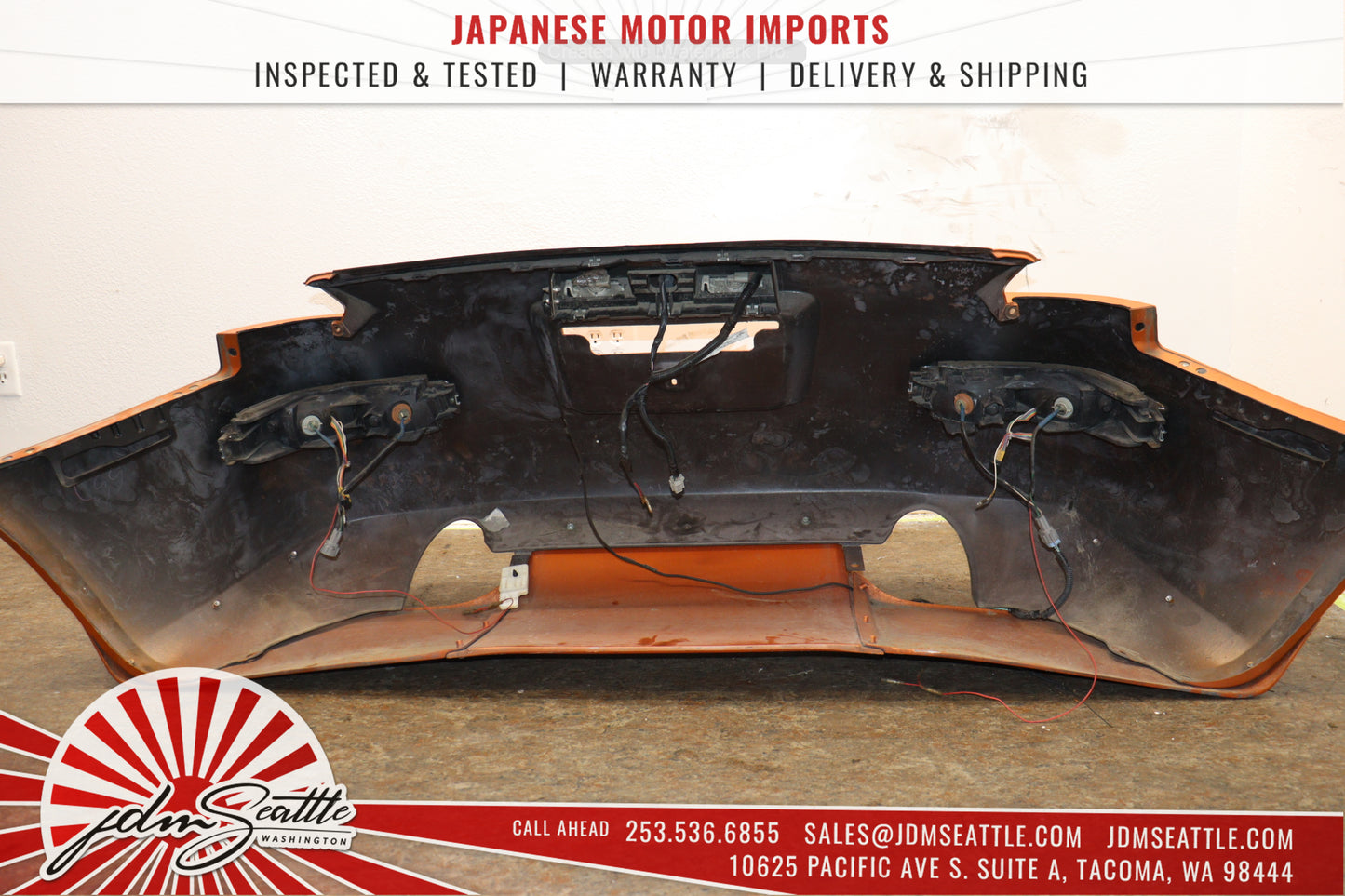 JDM 03-05 NISSAN 350Z/Z33 ORANGE COMPLETE FRONT END CONVERSION MODIFIED BODYKIT