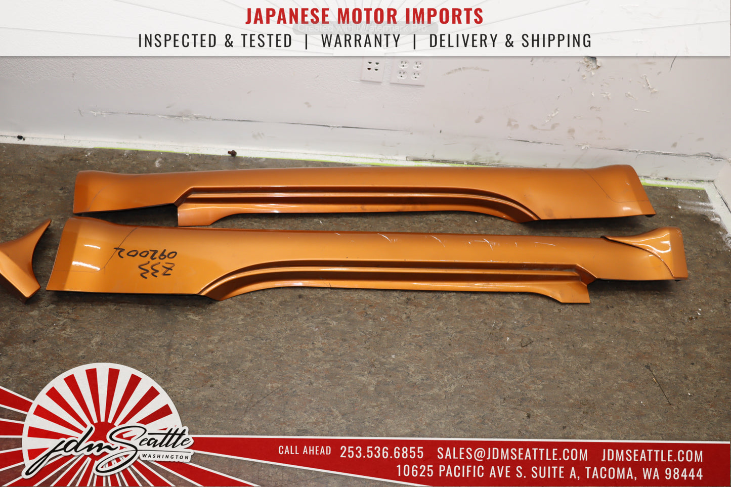 JDM 03-05 NISSAN 350Z/Z33 ORANGE COMPLETE FRONT END CONVERSION MODIFIED BODYKIT
