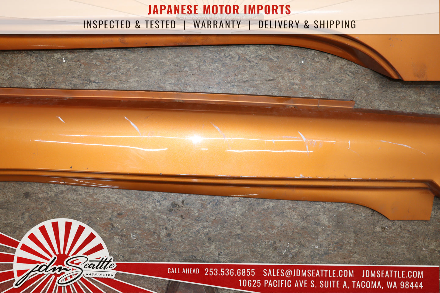 JDM 03-05 NISSAN 350Z/Z33 ORANGE COMPLETE FRONT END CONVERSION MODIFIED BODYKIT