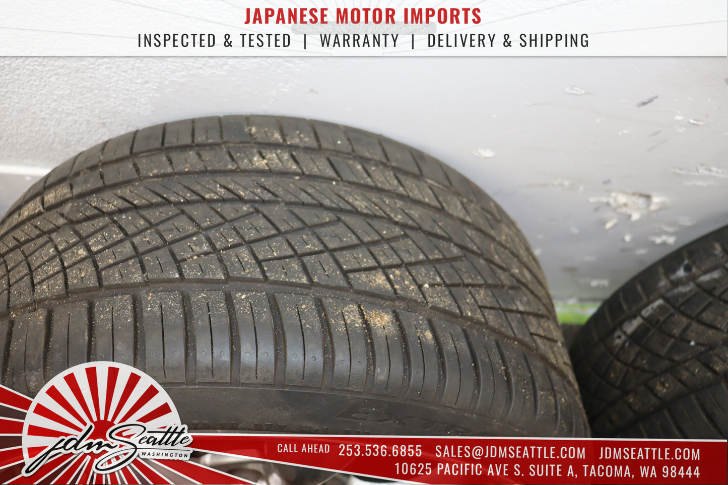 JDM 03-05 350Z FRONT AND REAR TIRES/RIMS 245/35/ZR20 / 27530/ZR20 20/9/10J OFFSET