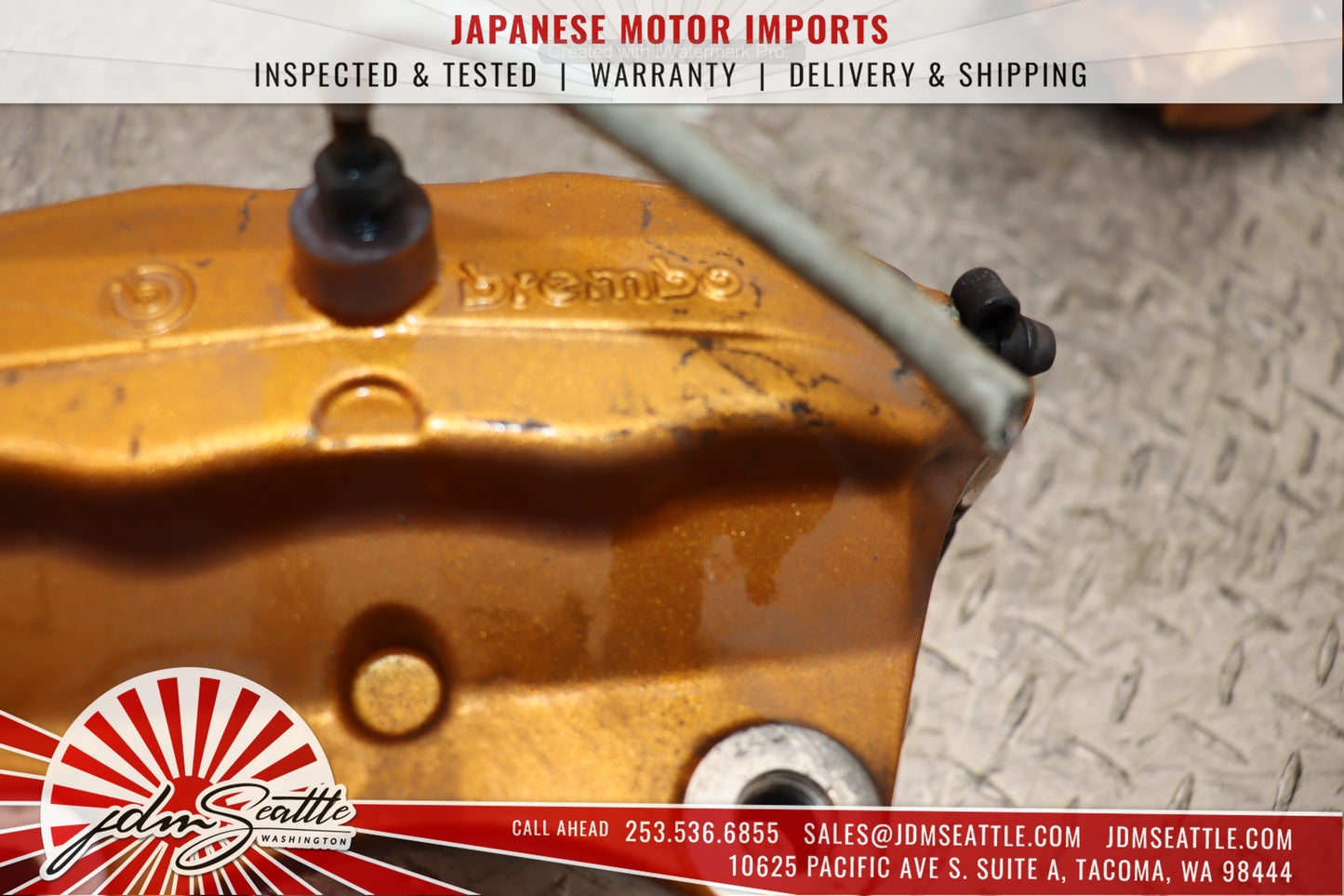 JDM 03-05 NISSAN 350Z Z33 GOLD BREMBO BRAKE CALIPERS FRONT AND REAR