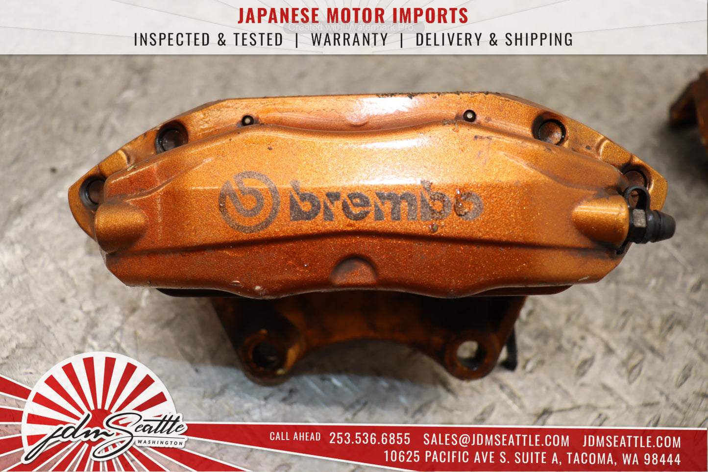 JDM 03-05 NISSAN 350Z Z33 GOLD BREMBO BRAKE CALIPERS FRONT AND REAR