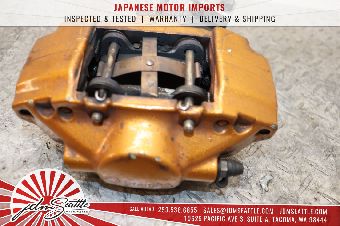 JDM 03-05 NISSAN 350Z Z33 GOLD BREMBO BRAKE CALIPERS FRONT AND REAR