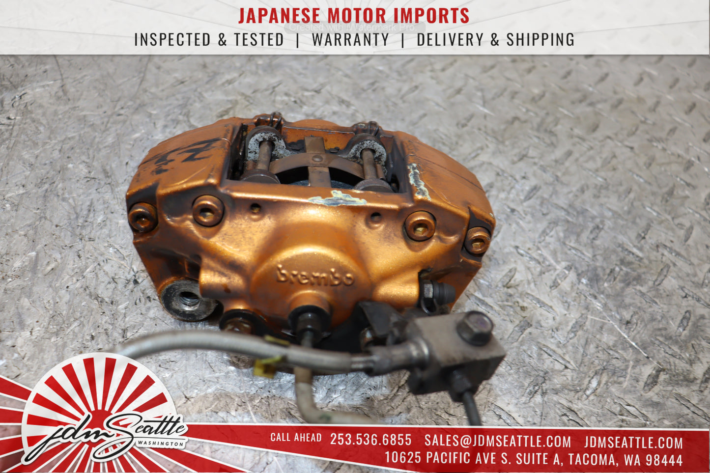 JDM 03-05 NISSAN 350Z Z33 GOLD BREMBO BRAKE CALIPERS FRONT AND REAR