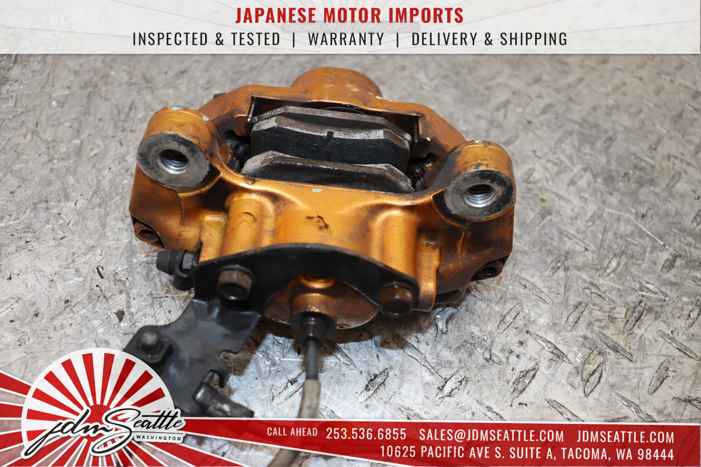 JDM 03-05 NISSAN 350Z Z33 GOLD BREMBO BRAKE CALIPERS FRONT AND REAR