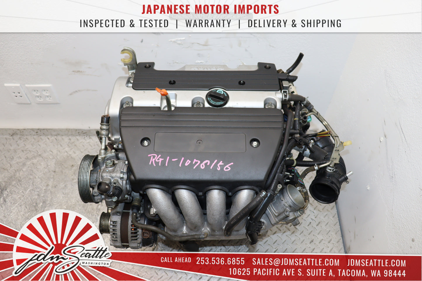 JDM 06-10 K20A HONDA CIVIC SI MOTOR 2.0L K20A