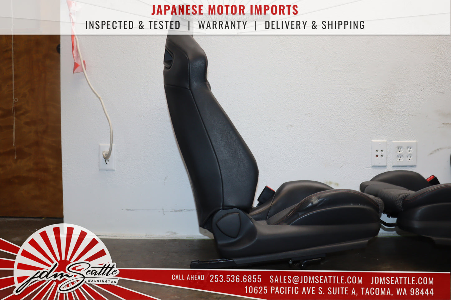 JDM 2003-2011 MAZDA RX8 TYPE-RS SE3P OEM RECARO SEATS FRONT W/RAILS AND REAR