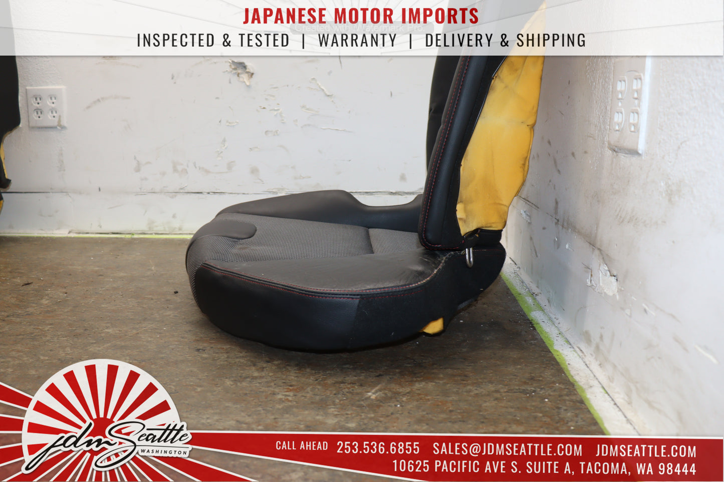 JDM 2003-2011 MAZDA RX8 TYPE-RS SE3P OEM RECARO SEATS FRONT W/RAILS AND REAR