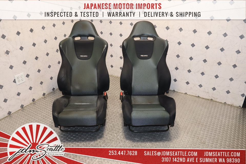 JDM Honda Accord Euro R CL7 Recaro Seats (Green, Front & Rear)