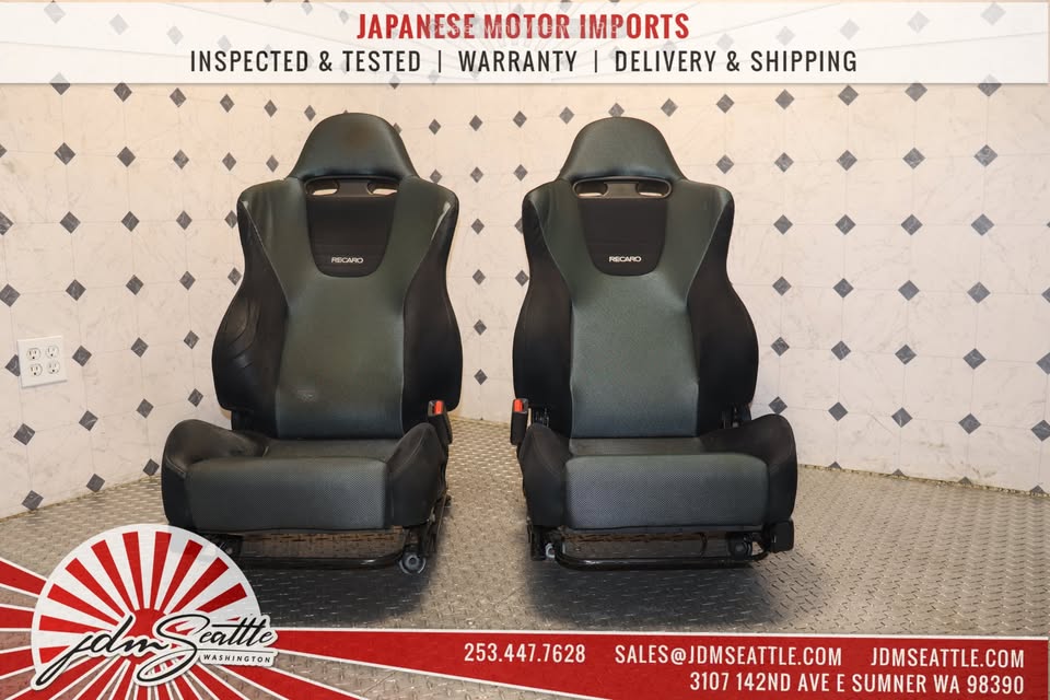 JDM Honda Accord Euro R CL7 Recaro Seats (Green, Front & Rear)