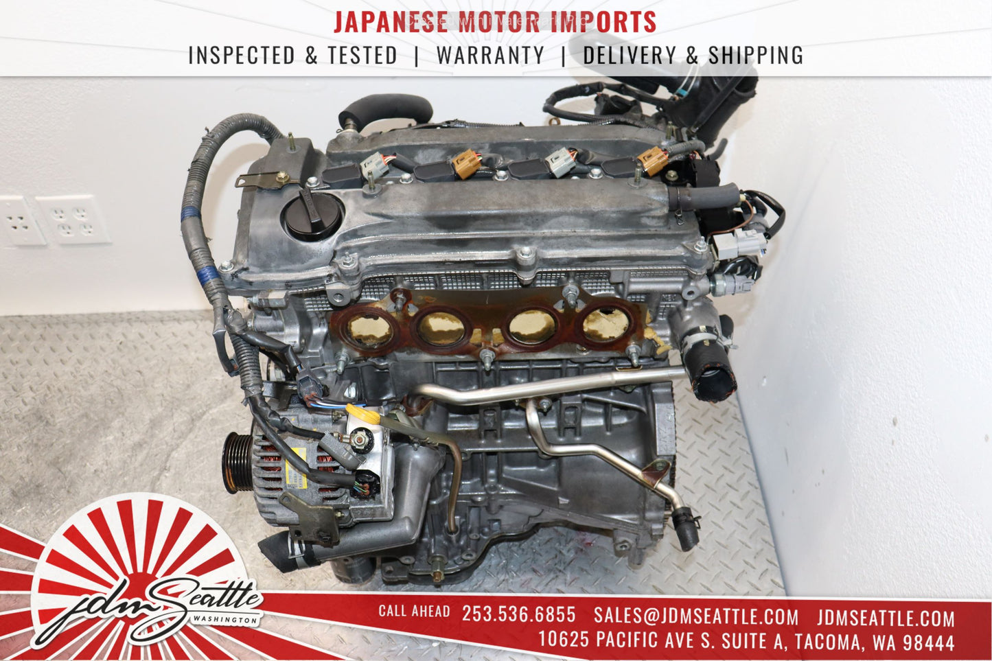 JDM 2AZ ENGINE 05-10 SCION TC 2.4L 2AZ-FE MOTOR