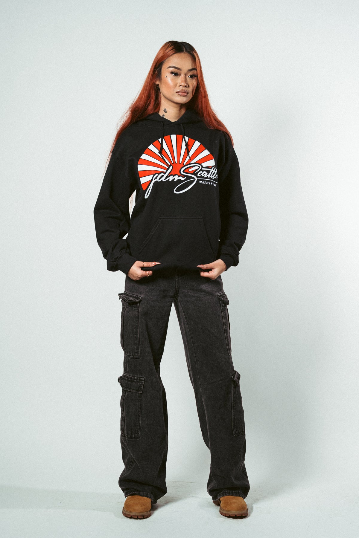JDM Premium Seattle Logo Hoodie – Japanese Automotive Streetwear