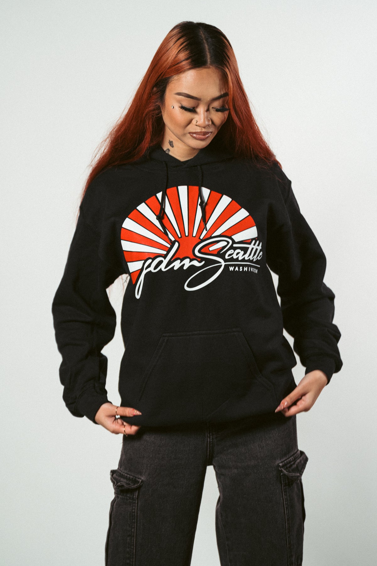 JDM Premium Seattle Logo Hoodie – Japanese Automotive Streetwear