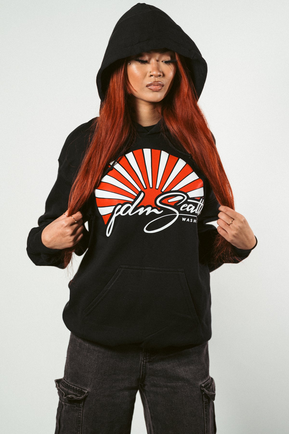 JDM Premium Seattle Logo Hoodie – Japanese Automotive Streetwear