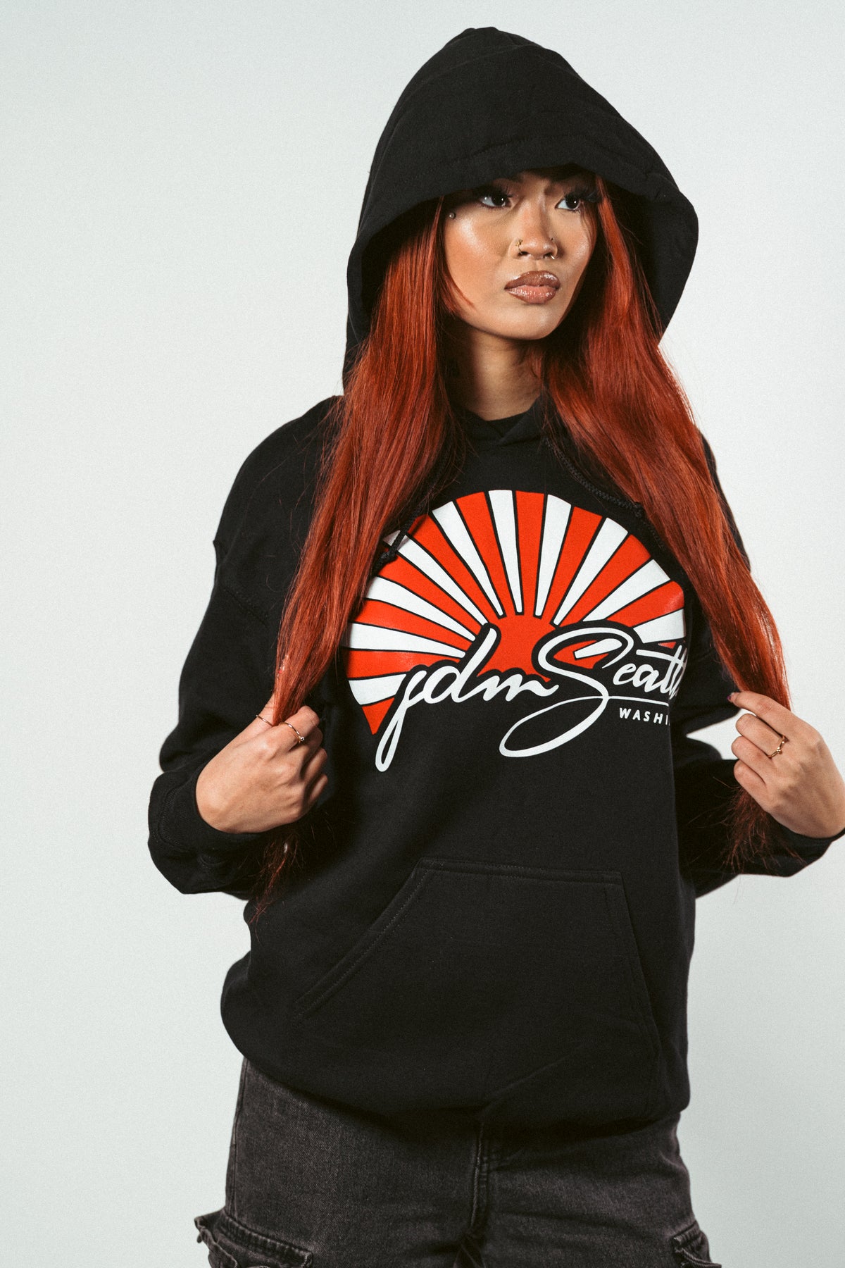 JDM Premium Seattle Logo Hoodie – Japanese Automotive Streetwear