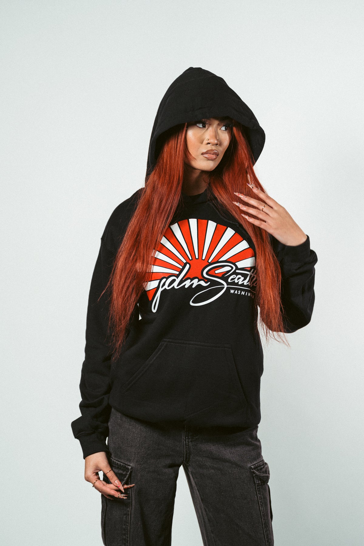 JDM Premium Seattle Logo Hoodie – Japanese Automotive Streetwear