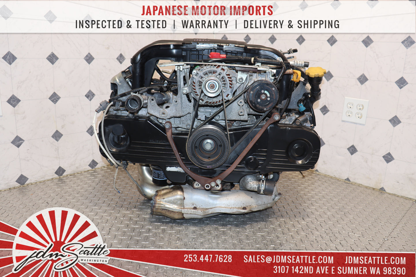 JDM EJ25 11-12 SUBARU IMPREZA LEGACY FORESTER OUTBACK IMPREZA 2.5L SOHC AVCS MOTOR