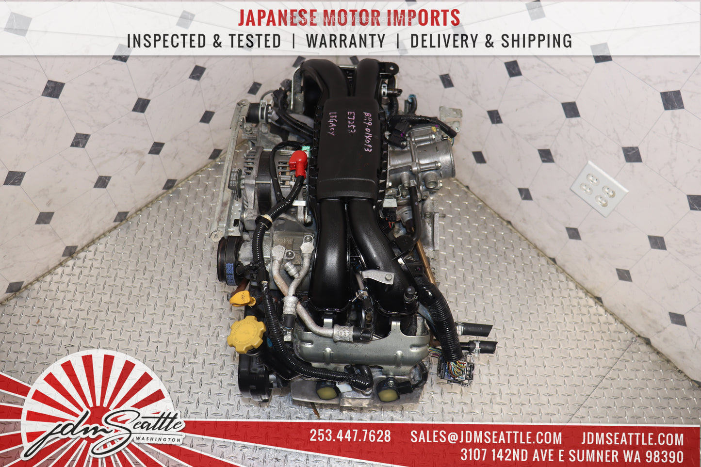 JDM EJ25 11-12 SUBARU IMPREZA LEGACY FORESTER OUTBACK IMPREZA 2.5L SOHC AVCS MOTOR