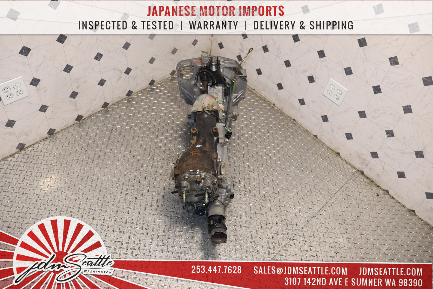 JDM 2002-2005 SUBARU IMPREZA WRX TURBO 5 SPEED AWD MANUAL TRANSMISSION W/DIFF  4.11