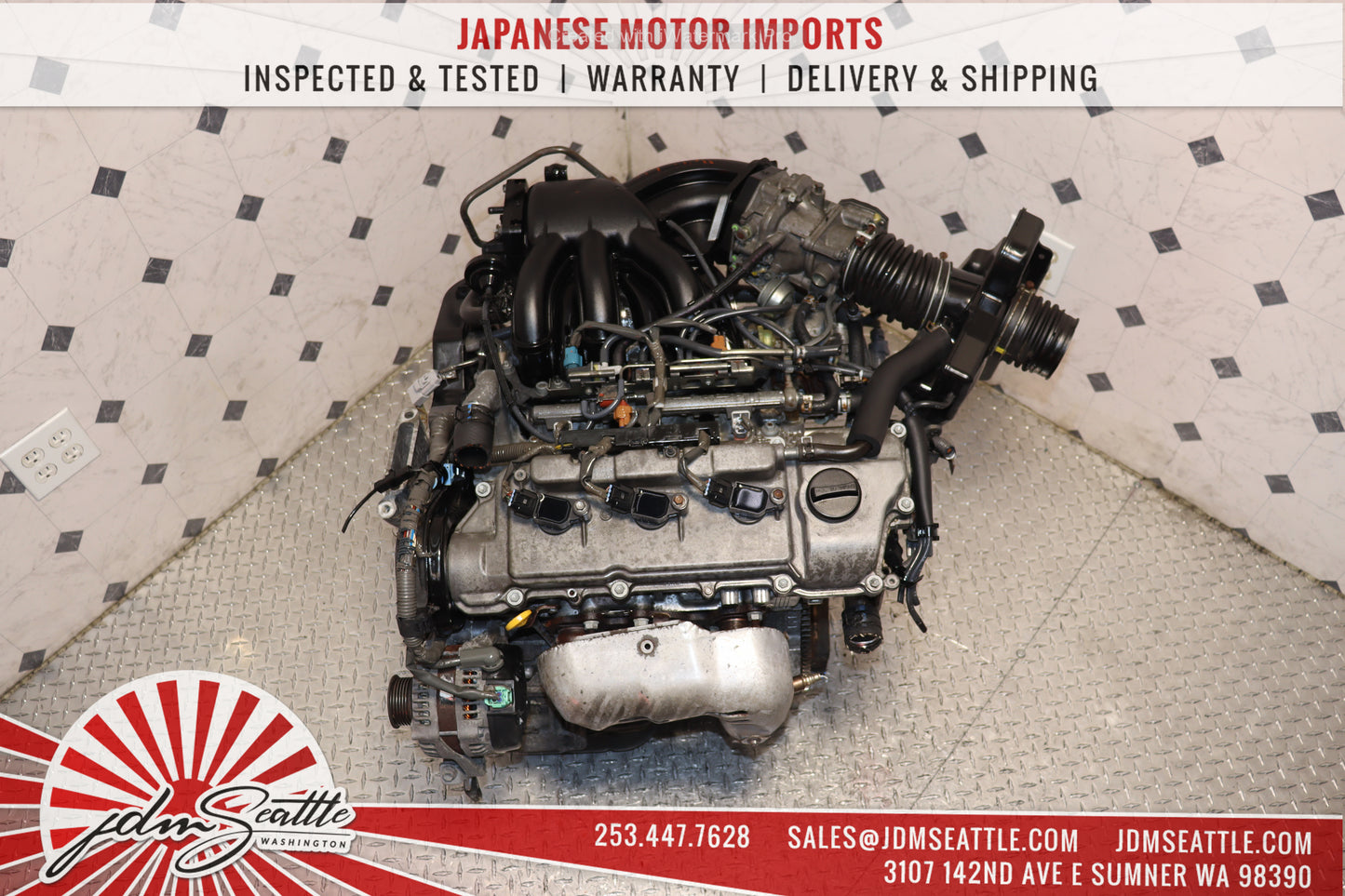 JDM 3MZ-FE 04-06 SIENNA 04-07 HIGHLANDER 04-06 LEXUS RX330 3.3L AWD ENGINE 3MZ